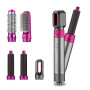 Повітряний мультистайлер Hot Air Styler 5 в 1 для різних типів волосся з насадками для сушіння, випрямлення, надання об'єму