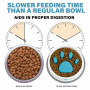 Годівниця для повільної подачі їжі Paw Perfect для котів та собак · Миска Slow Feeder Bowl для домашніх тварин