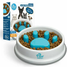 Годівниця для повільної подачі їжі Paw Perfect для котів та собак · Миска Slow Feeder Bowl для домашніх тварин