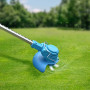 Бездротова газонокосарка Lawn mower 48В 2000 мАг · Садовий акумуляторний триммер для трави з 2 акумуляторами