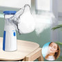 Портативний небулайзер Mesh Nebulizer JSL-W302 ∙ Ультразвуковий ручний інгалятор + 2 маски для домашнього використання