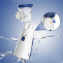 Портативний небулайзер Mesh Nebulizer JSL-W302 ∙ Ультразвуковий ручний інгалятор + 2 маски для домашнього використання