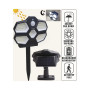 Вуличний світильник Solar Induction Lamp SH-580A • LED ліхтар із сонячною панеллю та датчиком руху