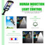 Прожектор LED настенный CL-728 сенсорный уличный с солнечной панелью и пультом