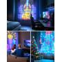 Гірлянда Smart-штора SFK-07 святкова LED-гірлянда для дому ∙ Світлодіодна штора з додатком SFK-07 20 ниток по 20 LED
