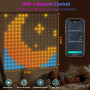 Гірлянда Smart-штора SFK-07 святкова LED-гірлянда для дому ∙ Світлодіодна штора з додатком SFK-07 20 ниток по 20 LED