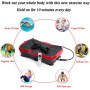 Віброплатформа для схуднення Minexo VIBRO SLIM SHAPER PRO RED з пультом ДУ та еспандерами