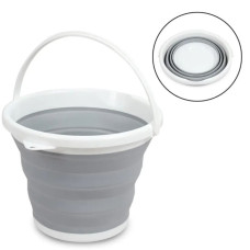 Туристичне складане відро, 5 л Cіліконове відро Сollapsible Bucket
