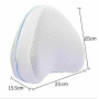 Ортопедична подушка для ніг Contour Leg Pillow гіпоалергенна подушка з пам'яттю