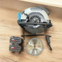 Акумуляторна циркулярна пила Circular Saw X-510 48V з 2 АКБ • Бездротова дискова пила для дерева, фанери, ДСП і домашніх робіт