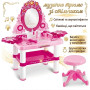 Дитячий туалетний столик із дзеркалом і табуретом Beauty X-386
