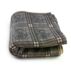 Електропростирадло Electric Blanket 150×120 см з підігрівом, сіре картате