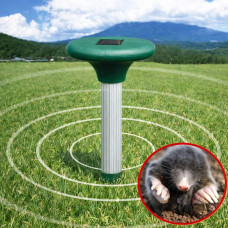 Відлякувач кротів і гризунів на сонячній батареї Solar Rodent Repeller (2 шт в комплекті)