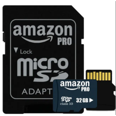 Карта пам'яті Micro SDHC 32GB Amazon pro microSD Мікро СД картка з адаптером