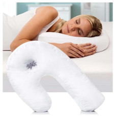 Ергономічна подушка - підкова SIDE Sleeper PRO ортопедична для шиї з простором для вуха ∙ Розумна подушка для сну на боці
