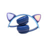 Дитячі бездротові Bluetooth навушники Cat Y47 з мікрофоном та котячими вушками, що світяться