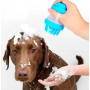 Щітка для миття тварин Cleaning Device The Gentle Dog Washer з силіконовими ворсинками для купання та масажу собак та кішок