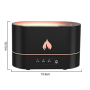 Ультразвуковий зволожувач повітря Flame Mist з ефектом полум'я