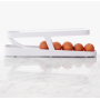 Контейнер для яєць Egg Pan · Дворівневий органайзер – підставка для зберігання яєць у холодильнику