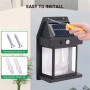 Лампа з датчиком руху 3 режими освітлення для саду SOLAR WALL LAMP Kt-888
