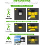 Лампа з датчиком руху 3 режими освітлення для саду SOLAR WALL LAMP Kt-888