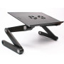 Столик - підставка для ноутбука з активним охолодженням Laptop Table T8 стіл-трансформер + 2 кулери