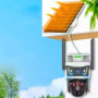 4G-камера V39 360° • Вулична IP-камера IPC-V380-P10-4G із SIM-картою, сонячною панеллю та віддаленим доступом