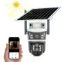 4G-камера V39 360° • Вулична IP-камера IPC-V380-P10-4G із SIM-картою, сонячною панеллю та віддаленим доступом