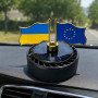 Автомобільний ароматизатор-дифузор “Прапори” на сонячній батареї