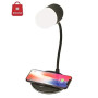 Настільна LED-лампа MD-088 з бездротовою зарядкою, Bluetooth-колонкою та динаміком
