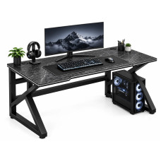 Сірий комп'ютерний стіл Dash S12 120×60×72,5 см