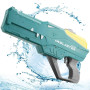 Водяний пістолет дитячий «Крокодил» Water Gun • Акумуляторний водяний бластер з автоматичним набором води для літніх ігор