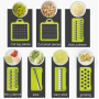 Ручна овочерізка – мультислайсер VEGGIE SLICER для подрібнення овочів та фруктів