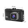 Автомобільний відеореєстратор Car Camera XL-5557 з сенсорним екраном ∙ Відеореєстратор для авто Q06 T626-2 з Full HD записом