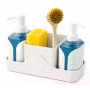 Кухонний органайзер Multifunctional Soap Dispenser 24×16 см з дозатором для мила