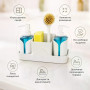Кухонний органайзер Multifunctional Soap Dispenser 24×16 см з дозатором для мила