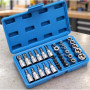 Набір головок New Tools DT-454 34 предмети • Набір торцевих головок New Tools DT-454 Torx та E-Torx 3/8″ у кейсі
