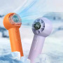 Портативний ручний акумуляторний вентилятор T-237 з USB-зарядкою • Міні вентилятор для дому, офісу, прогулянок і поїздок