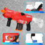 Водяний автомат дитячий Water Gun • Акумуляторний бластер з автоматичним набором води для літніх ігор на свіжому повітрі