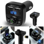 FM модулятор трансмітер в авто Car X8 MP3 ∙ 2 USB роз'єми ∙ micro SD ∙ Bluetooth