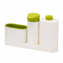Органайзер для кухні Sink Tidy Set 3 в 1 Дозатор миючих засобів + дозатор мила + тримач кухонного приладдя