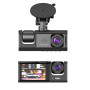 Відеореєстратор 3 камери Full HD 1080 Traffic recorder Z37 • Автомобільний відеореєстратор з трьома камерами DVR S1