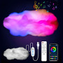 Світильник-хмара DIY Cloud Atmosphere Light • Підвісна LED лампа світильник нічник хмара з RGB підсвіткою