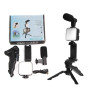 Комплект для влогінгу VIDEO-MAKING KIT AY49 для смартфона з перехідником Type-C • Набір блогера для телефону 4в1 AY-49
