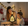 Святковий LED-світильник XHF-8002 з ефектом падаючого снігу та музикою ∙ Новорічний сніжний світильник-декор Ялинка XHF-8002