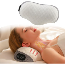 Подушка для підтримки шийного відділу pillow 5561 з масажем та підігрівом ∙ Масажна подушка для сну pillow 5561