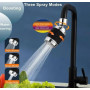 Аэратор DT-1222 360° с фильтром • Насадка на кран 360 Faucet Universal Pipe DT-1222 с 3 режимами и поворотным распылителем