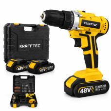Акумуляторний шуруповерт KRAFFTEC 48V 6Ah • Шуруповерт KRAFFTEC 48V 6Ah для складання меблів, монтажу кріплення та ремонтних робіт