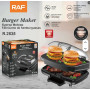 Сэндвич-мейкер RAF R.2535 1000 Вт 10pcs • Электрическая бургерница с двусторонним нагревом и антипригарным покрытием