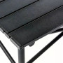 Складаний туристичний стіл 120×55×50 см чорний